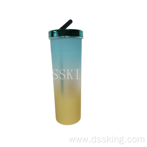 Filter water cup with straw Large capacity lemon cup